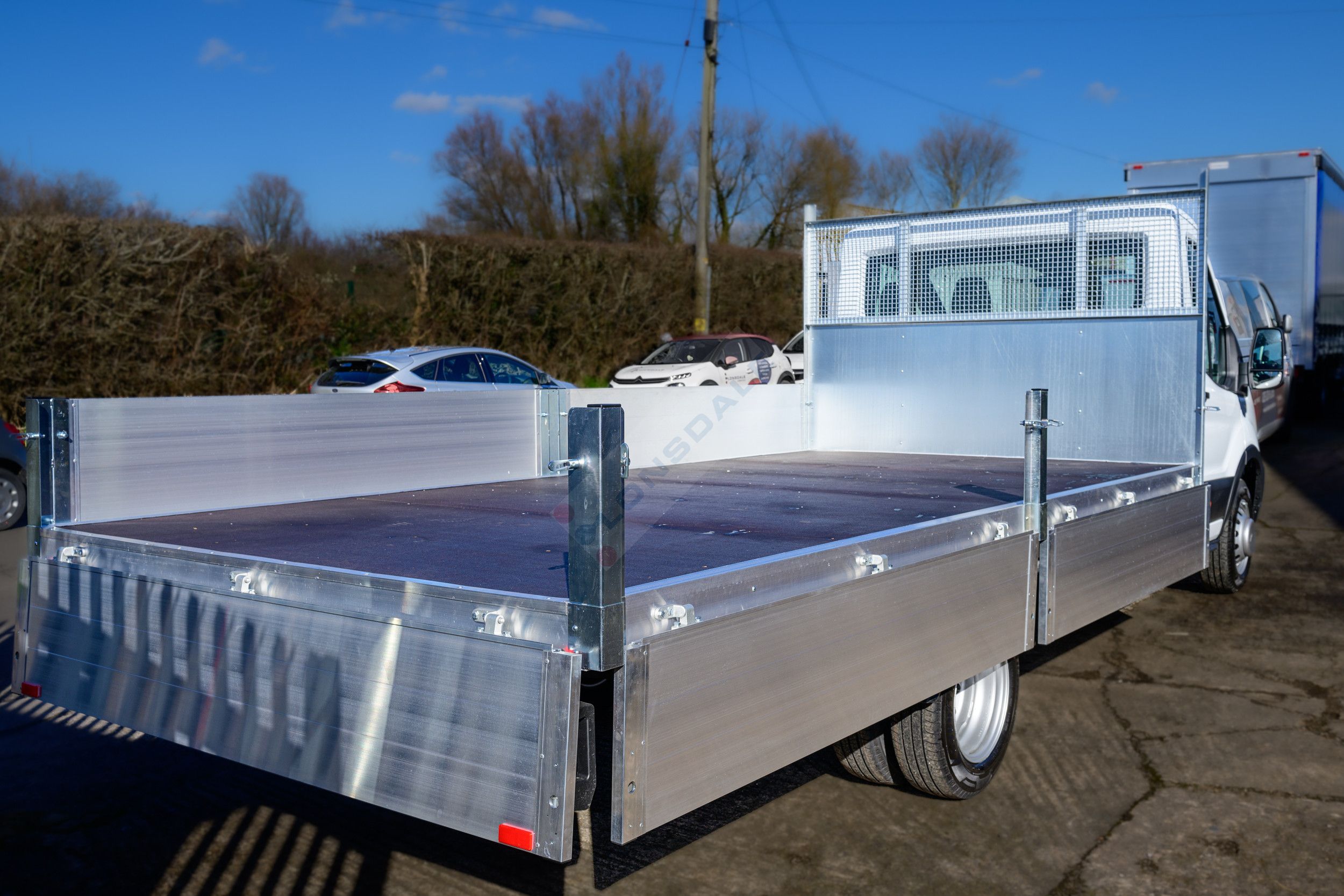 Ford Transit L4 RWD DRW dropside body