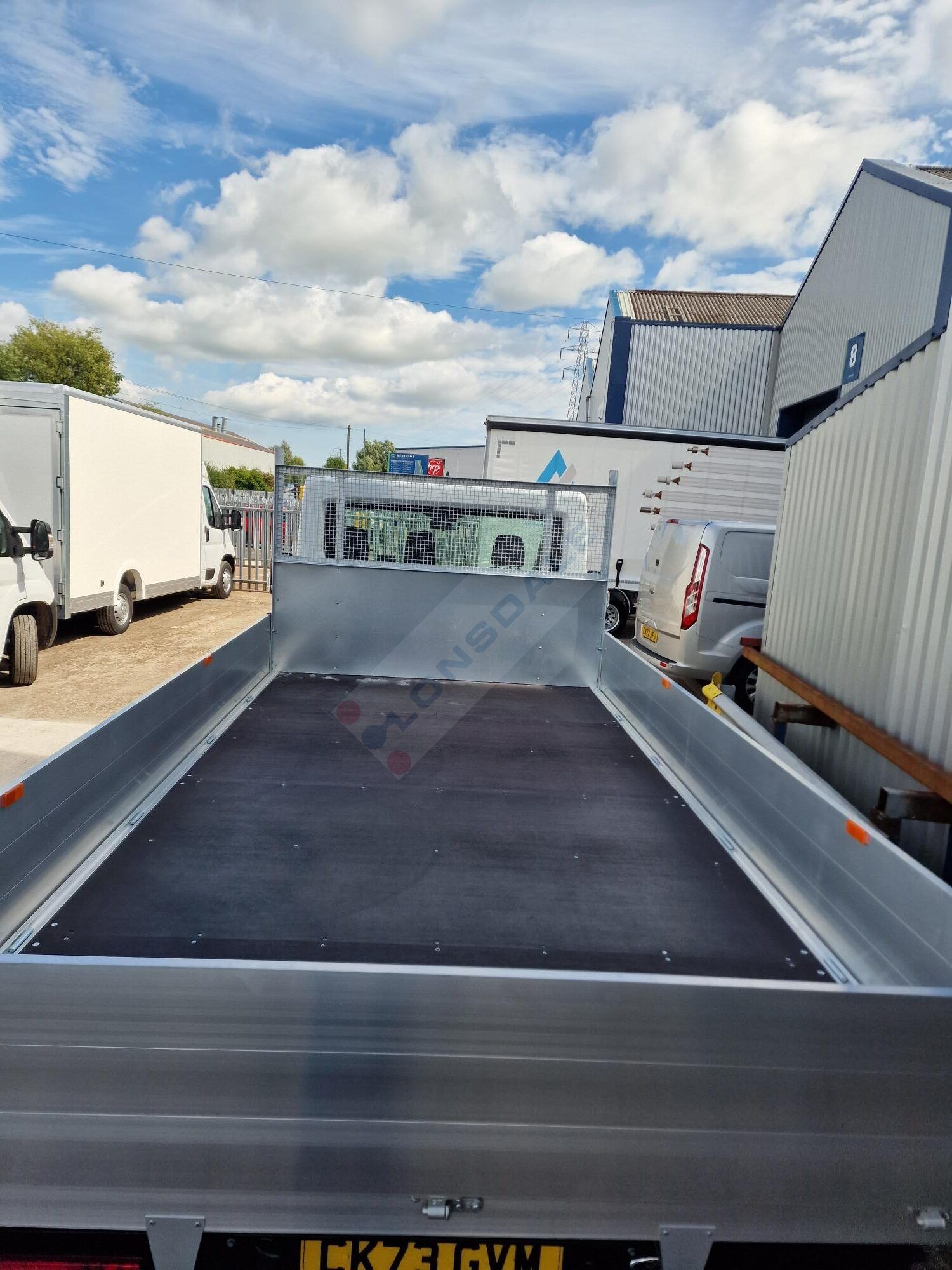 Ford Transit L4 RWD SRW dropside body