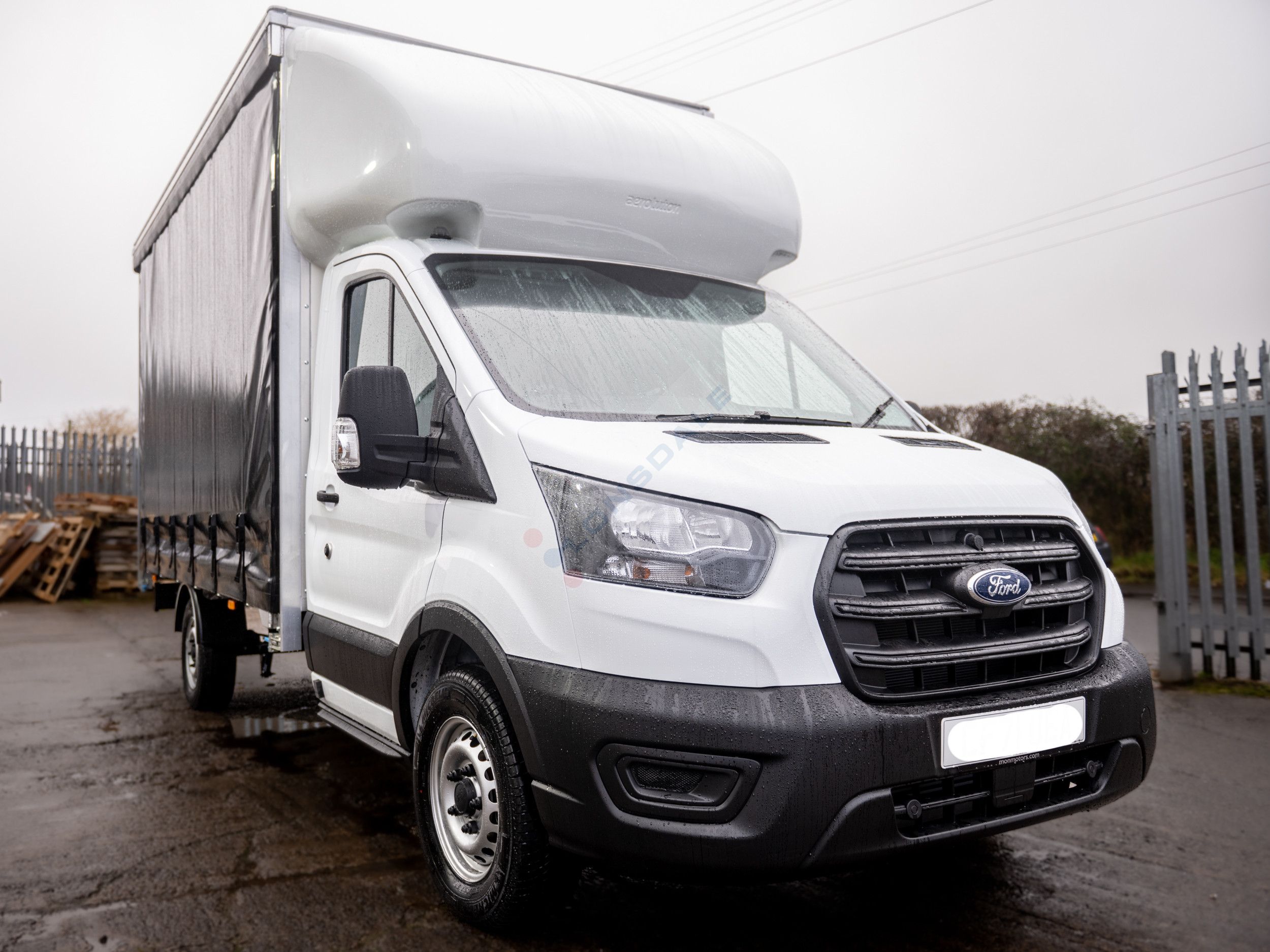 Ford Transit L4 RWD SRW lightweight curtain sider